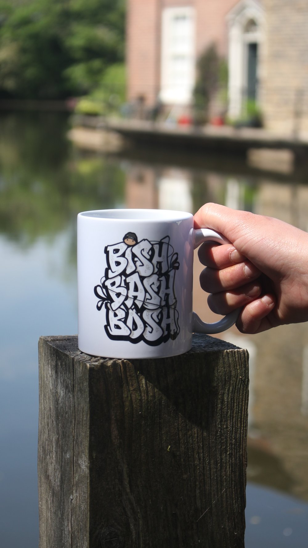 Bish Bash Bosh Graffiti Mug