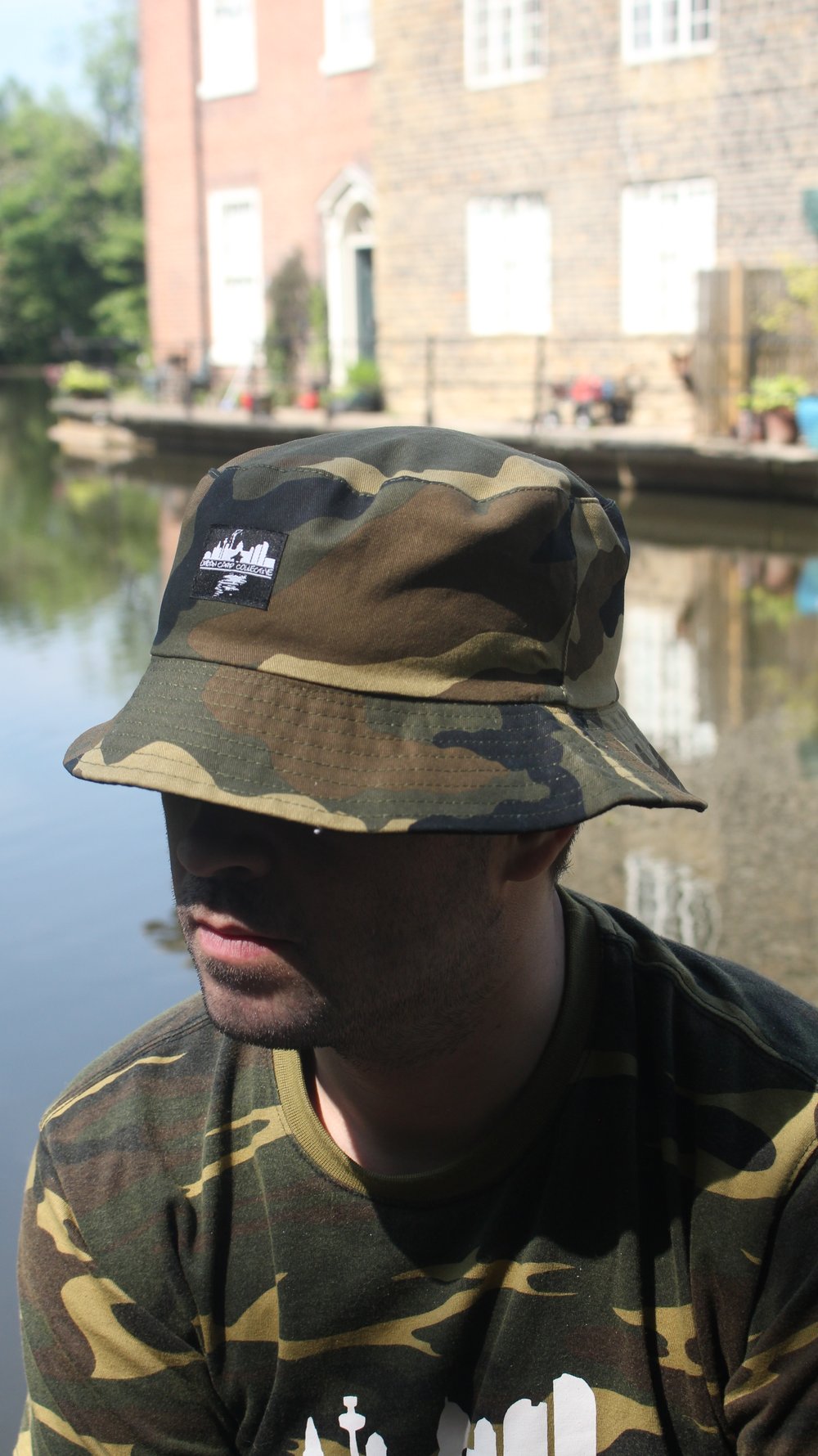 Camo Labelled Bucket Hats