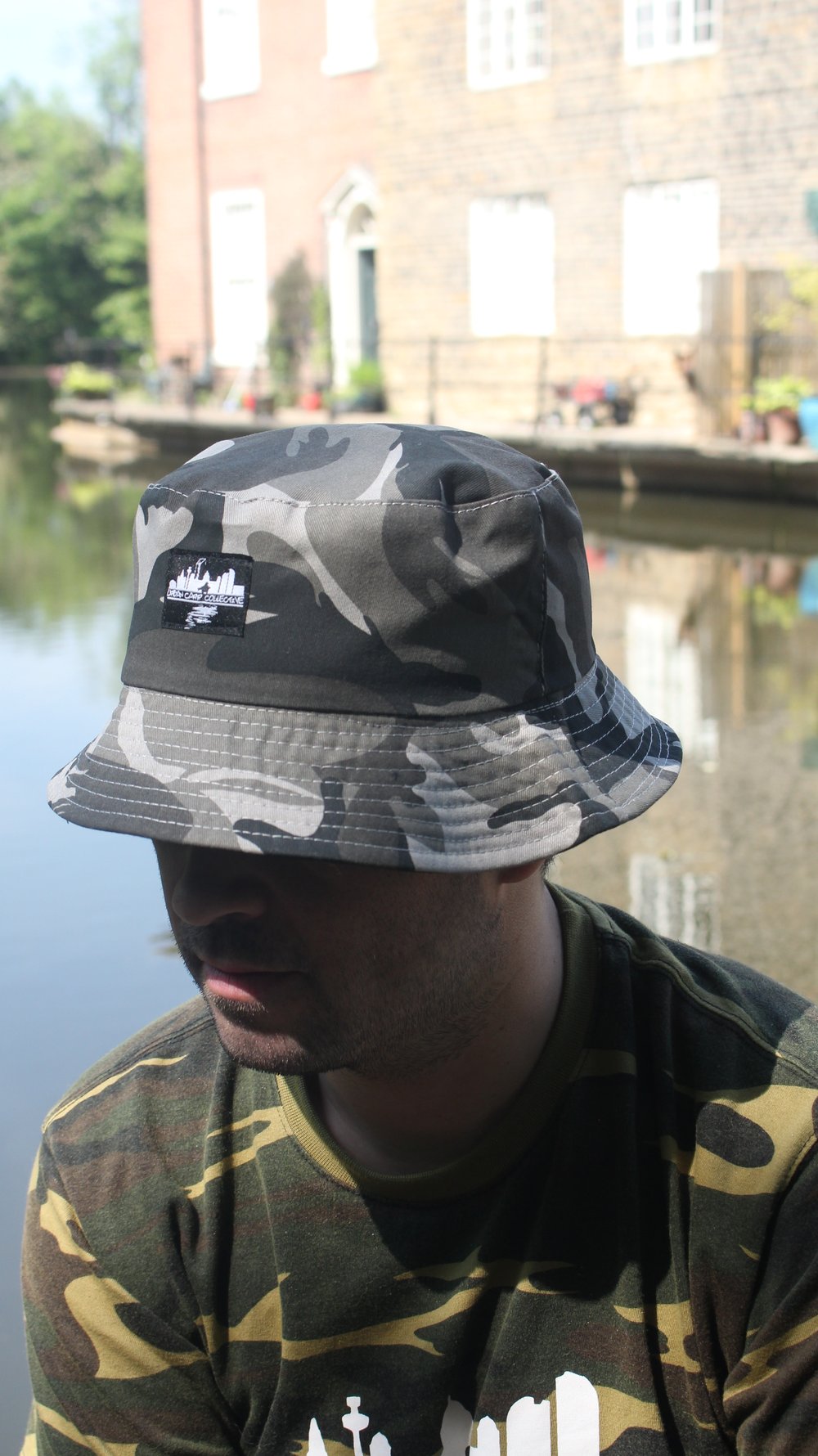 Camo Labelled Bucket Hats