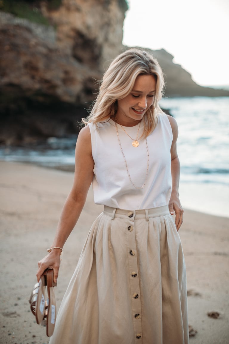 JUPE MANON - BEIGE Image 3