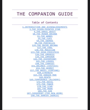 Image of Tarot of the Starbound Phantasia Companion eBook