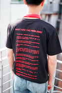 ISOLATED? CONFUSED? T-shirt REISSUE (Black, red text)