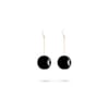 SMALL TAC TAC EARRINGS _ BLACK
