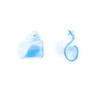 Image 1 of  HOOP EARRINGS _ light blue _