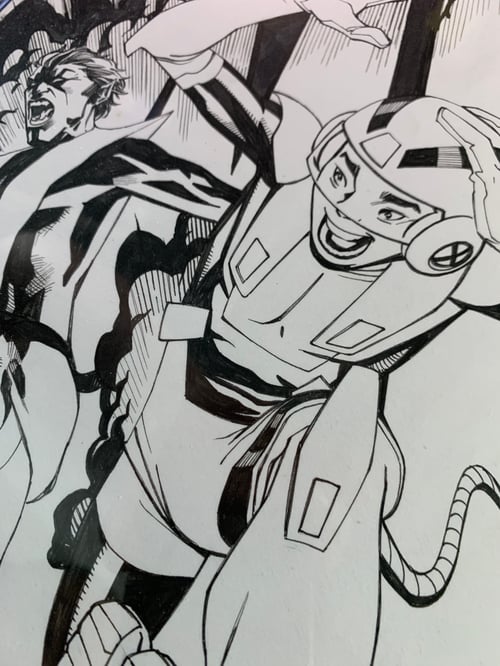 Image of XMEN CHILDREN OF THE ATOM #04 original (variant) cover art