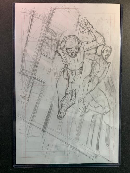 Image of XMEN CHILDREN OF THE ATOM #04 original (variant) cover art