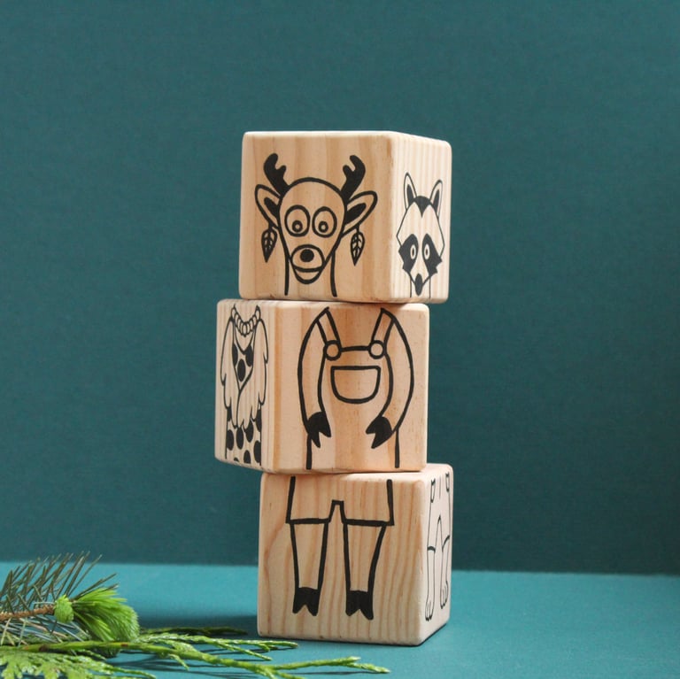 Wooden Block Animal Puzzle Image 4