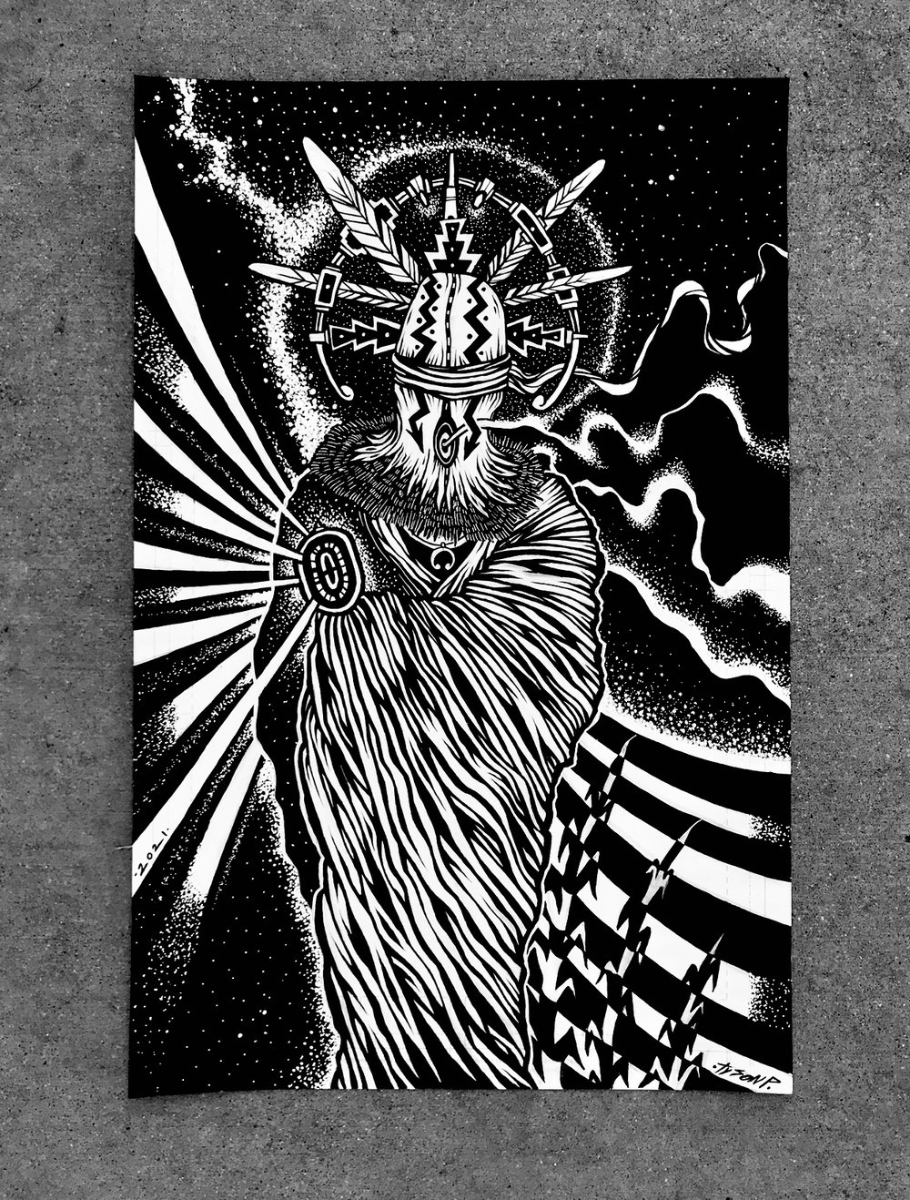 Image of 11" X 17" ORIGINAL 