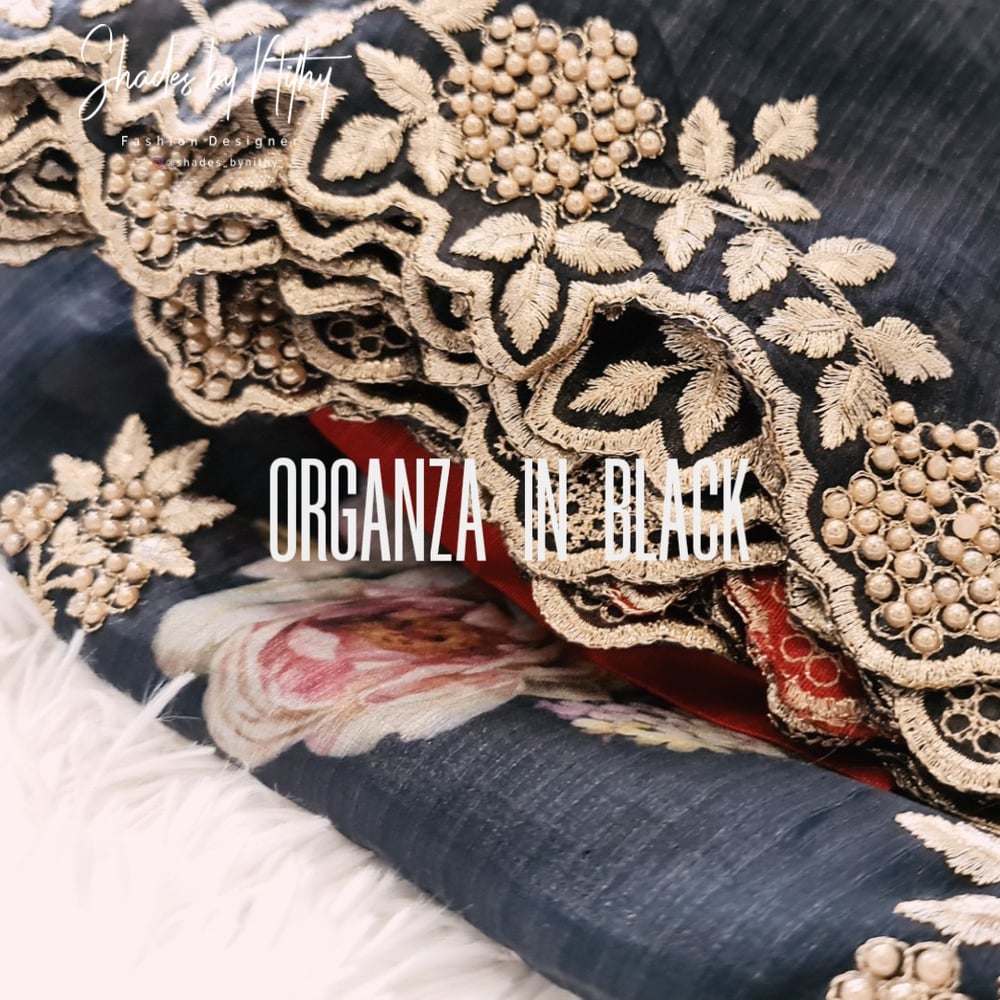 Image of ORGANZA IN BLACK 