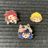 Demon Killing Best Boys Enamel Pins