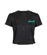 Image 1 of VAMUAYAX CROP TOP BLACK/ MINT