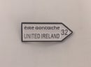 Image 1 of United Ireland Road sign badge