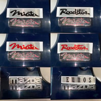 Image 2 of Brushed Metallic OEM Badge Replacement Stickers