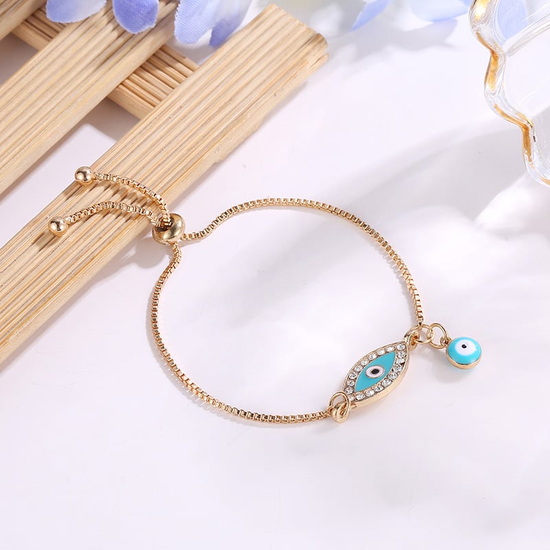 Image of Evil Eye Bangle Bracelet