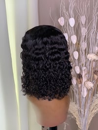 Image 3 of 12” DEEPWAVE 5x5 TRANSPARENT LACE CLOSURE WIG