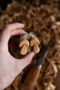 Image 4 of Penny Bun Mushroom Earrings 