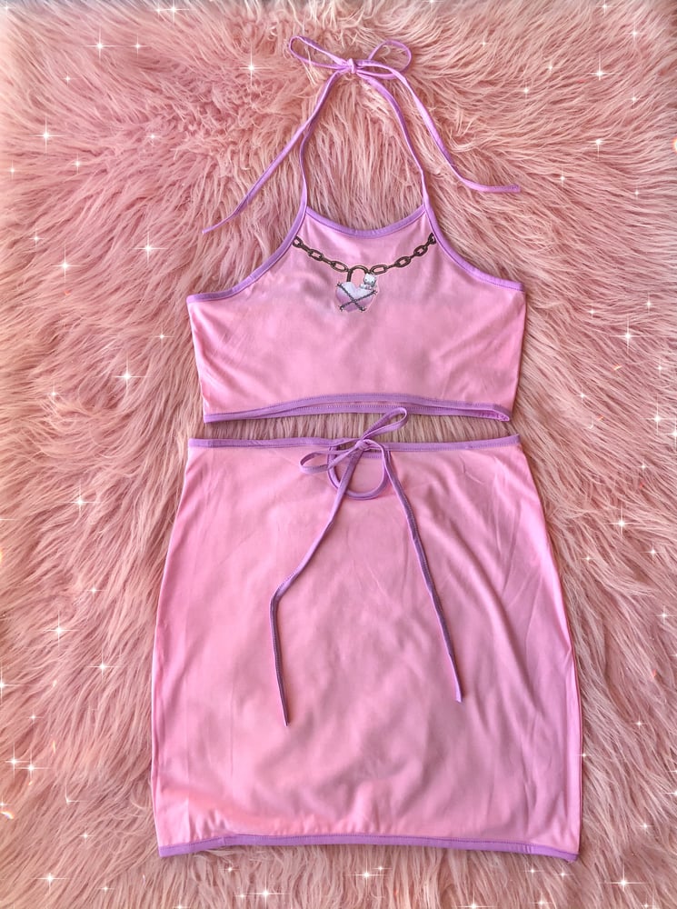 Bella Skool Girl Skirt Peachy Wix Boutique