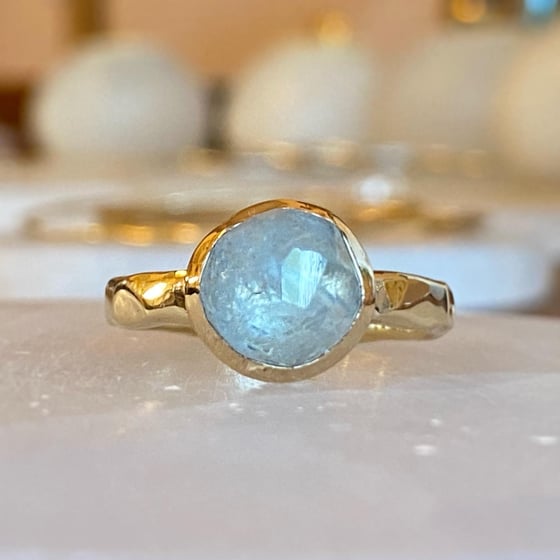 Image of Aquamarine talisman ring