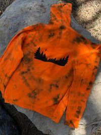 Image 3 of Orange Pine Tree Hoodie