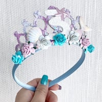 Image 4 of Mermaid forever birthday tiara