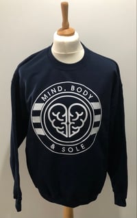Image 2 of Mind Body & Sole Logo Navy Sweatshirt