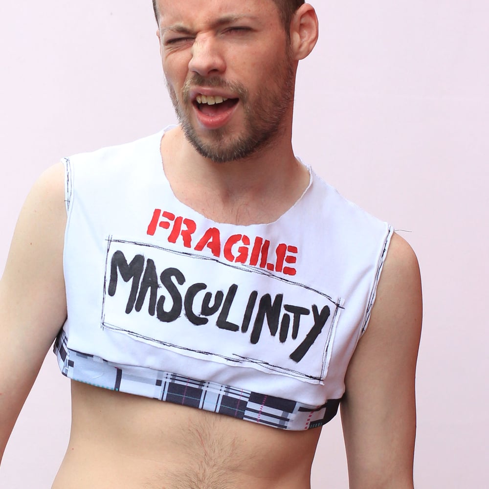 FRAGILE MASCULINITY CROP TOP