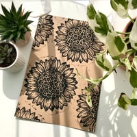 Image 1 of Sunflower Mandala Lino Print