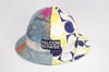 Drop cloth squares two tone bucket