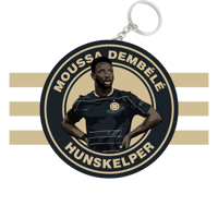 Moussa Dembélé - double sided keyring