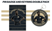 Moussa Dembélé - Pin Badge & Keyring double pack