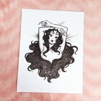 Image 2 of Vampire Evelyn Print