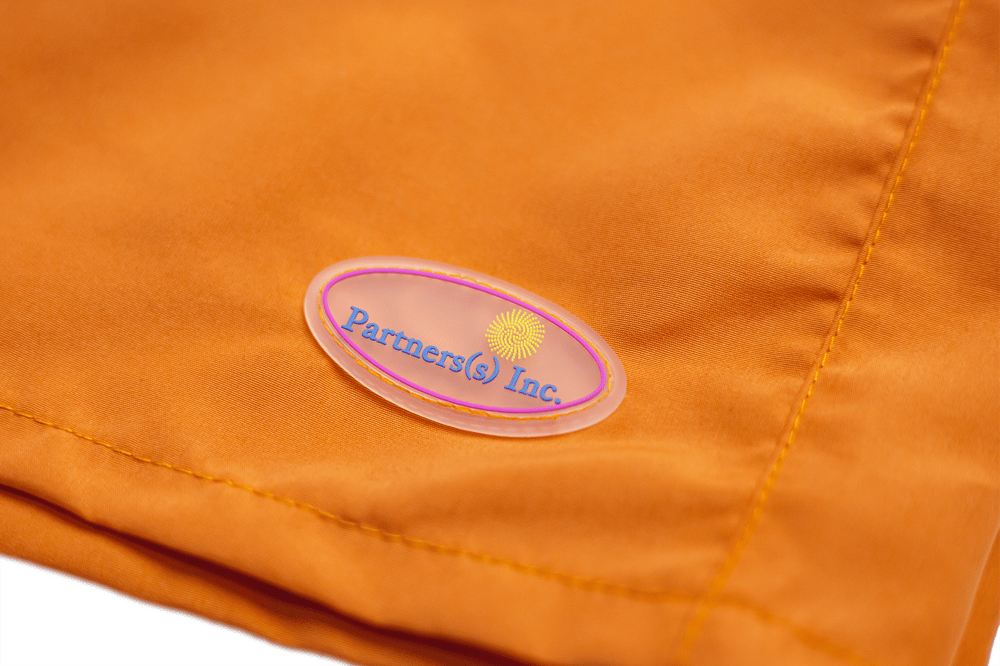 Image of Partner(s) Inc. Orange Voyager Shorts