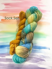 Image 2 of Clouded Winter Whispers - Sock Set 