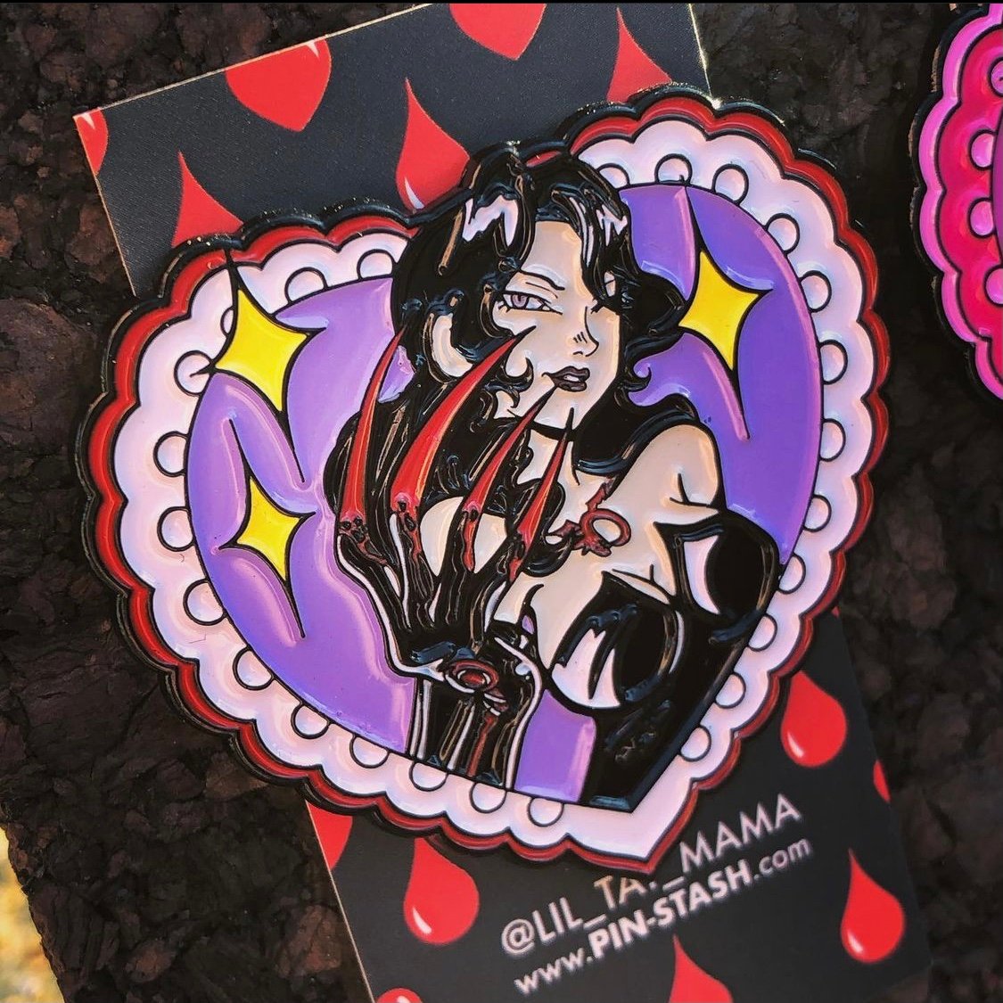Image of Lust - Villaintine's Hearts | SOFT ENAMEL PIN