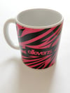 E11evens - New hot pink 'tiger style' garage/chill coffee mug