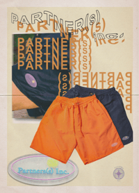 Image 4 of Partner(s) Inc. Orange Voyager Shorts