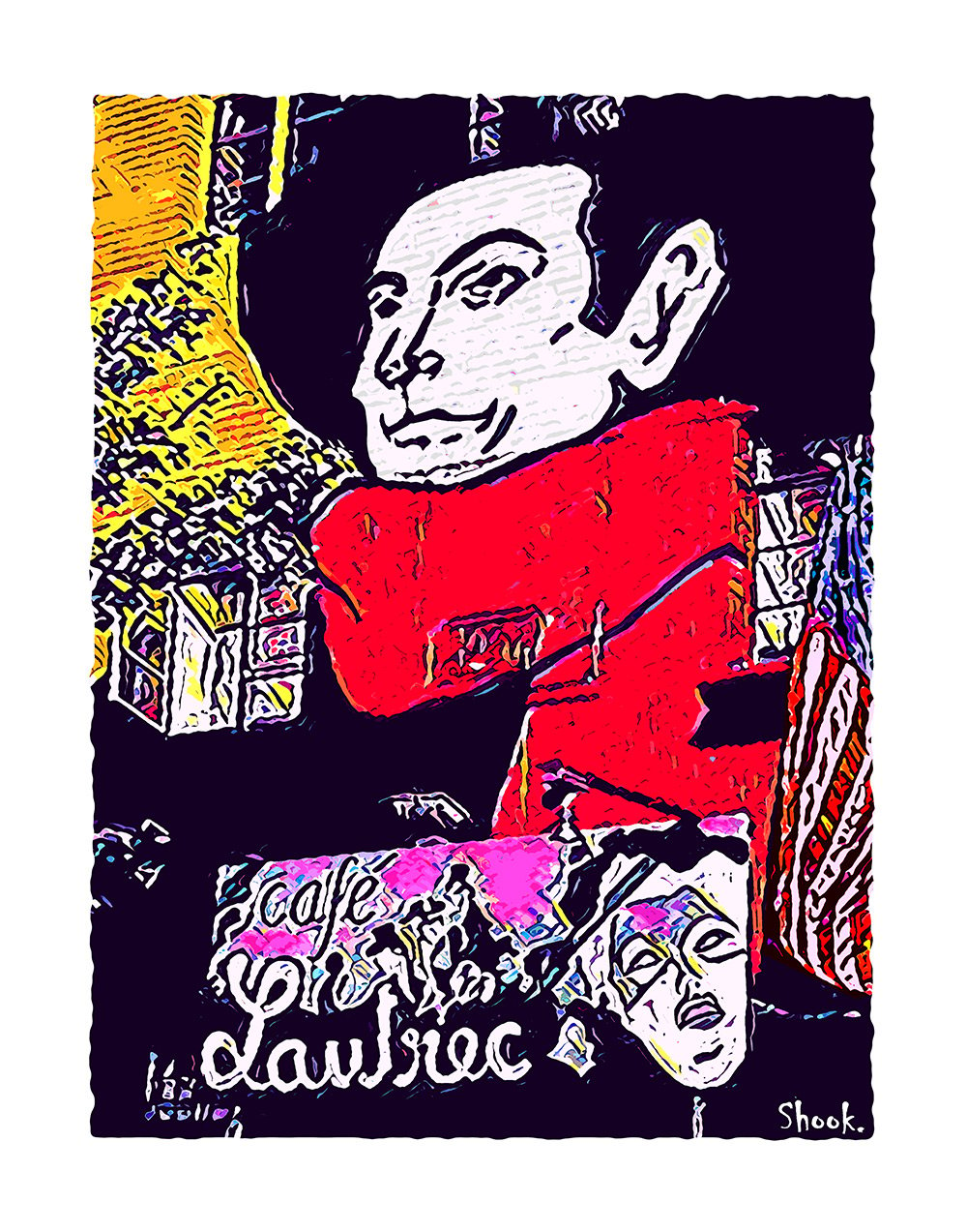Cafe Lautrec, Washington DC Giclée Art Print (Multi-size options)