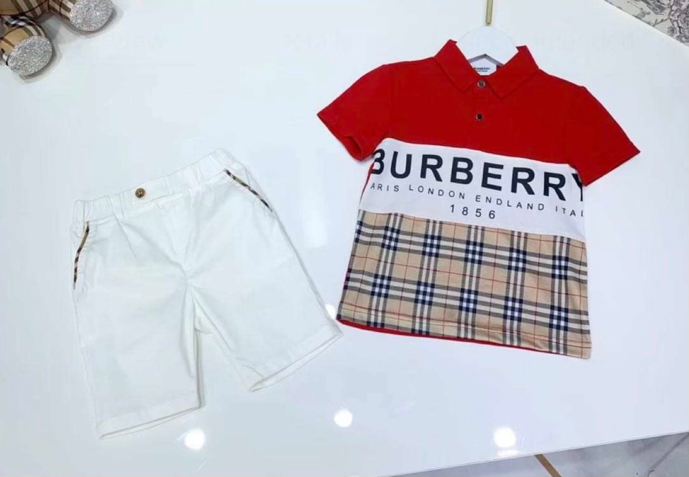 red burberry