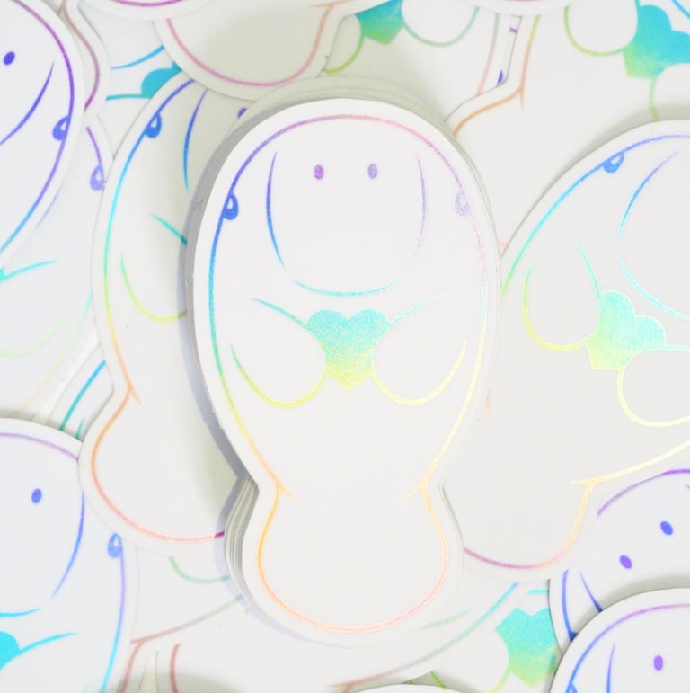 Pride Manatee Sticker Pack Image 5