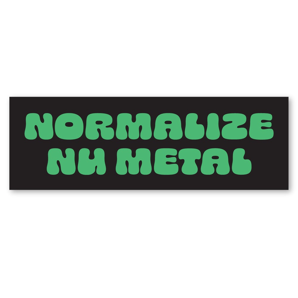 Image of Normalize Numetal Sticker