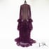 Plum "Daphne" Sheer Dressing Gown Image 4
