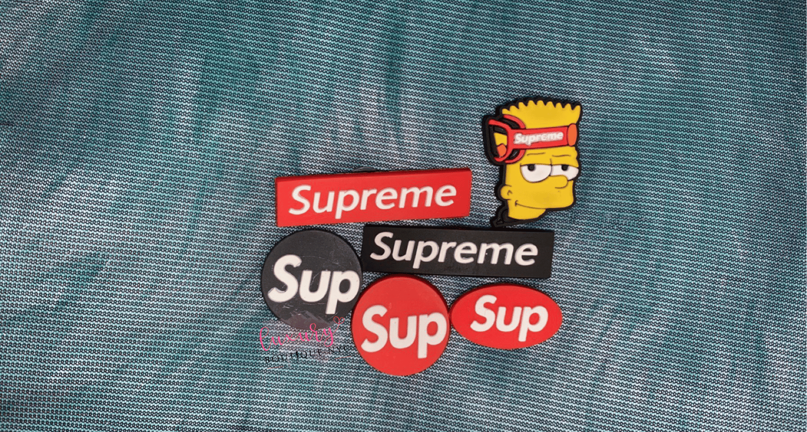 supreme croc charms