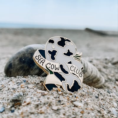 Image of Sea Cow Club Pin