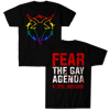 NO PEACE UNDERGROUND-FEAR THE GAY AGENDA SHIRT