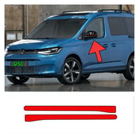 Image 1 of X2 Mirror Stickers for Mk5 Vw Caddy 