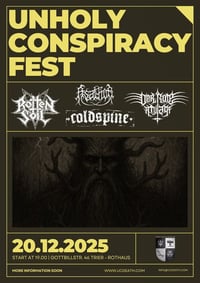 UNHOLY CONSPIRACY FEST 20/12/2025 - Eintritt