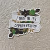 Defy gravity sticker