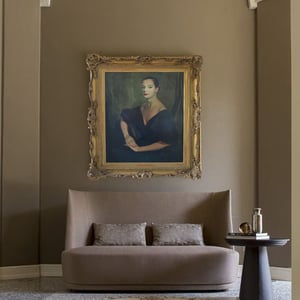 Image of Society Portrait 'Mrs John Heath' Vasco Lazzolo (1915 - 1984)