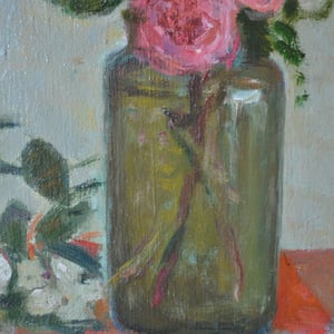 Image of Mid Century Dutch Still Life 'Roses' H M J (Hub) van Baar (1894-1982)