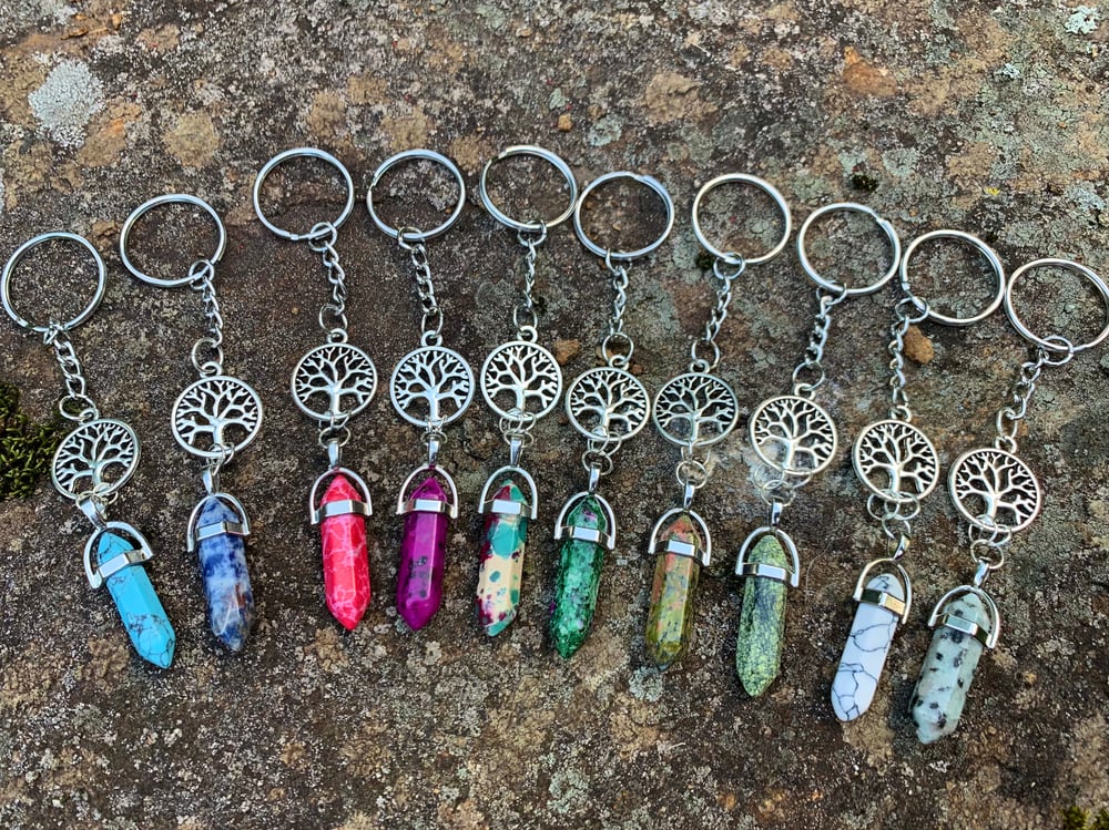 Image of Tree of Life Bullet Pendant Keychains 